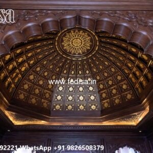 Wooden Ceiling Design Dining Hall Fall Ceiling Design No-1941
