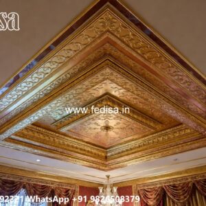 Wooden Ceiling Design Gypsum False Ceiling Design 2026 No-1943