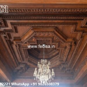 Wooden Ceiling Design Drawing Room Roof Design No-1968