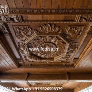 Wooden Ceiling Design Pop Design For Hall Plus Minus No-2010