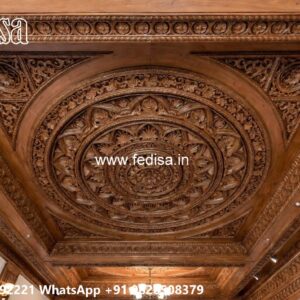 Wooden Ceiling Design Simple Hall Pop Design No-2018