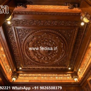 Wooden Ceiling Design Hall Ceiling Color Design No-2019