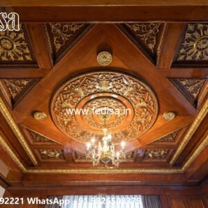 Wooden Ceiling Design Plain False Ceiling Design For Bedroom No-2027