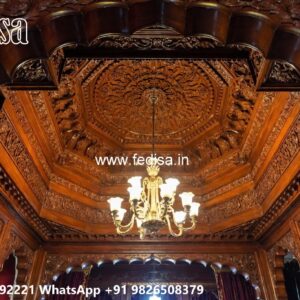 Wooden Ceiling Design Plaster Siling Simple No-2028