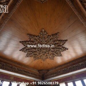 Wooden Ceiling Design Designer Wooden Ceiling Fans No-2046