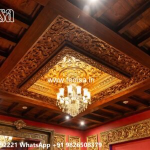Wooden Ceiling Design Molding Design Pop No-2061