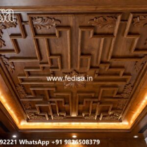 Wooden Ceiling Design L Type Pop Design No-2065
