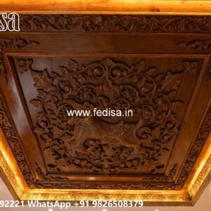 Wooden Ceiling Design Round False Ceiling Design For Bedroom No-2092