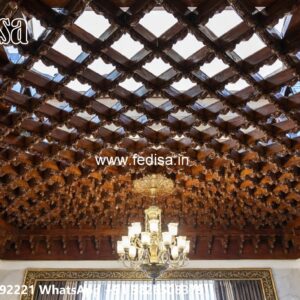 Wooden Ceiling Design Gypsum Tile Ceiling Design No-2110