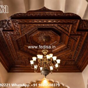 Wooden Ceiling Design Pop Simple Design Hall No-2118