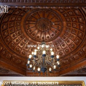 Wooden Ceiling Design Carnish Color Design No-2169