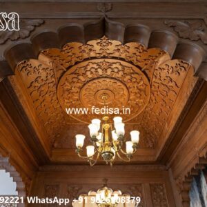 Wooden Ceiling Design Four Ceiling Pop Ke Design No-2172