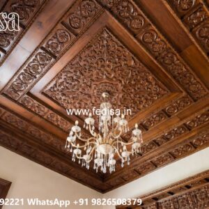 Wooden Ceiling Design House Hall Pop Design No-2175