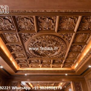 Wooden Ceiling Design Plain False Ceiling Design For Hall No-2191