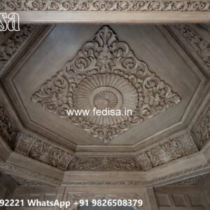 Wooden Ceiling Design Groove In False Ceiling No-2224