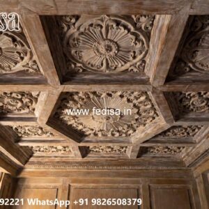 Wooden Ceiling Design Pop Board Design No-2270