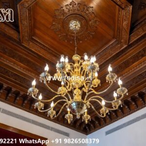 Wooden Ceiling Design Pop Minus Plus Latest Design No-2275