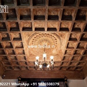 Wooden Ceiling Design Pop Design With Mdf Jali No-2310