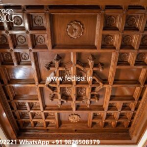 Wooden Ceiling Design Holl Pop No-2312
