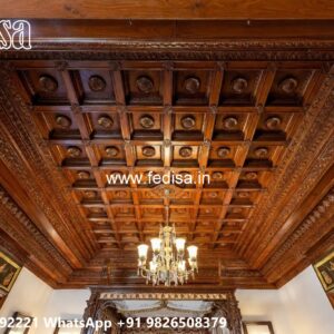 Wooden Ceiling Design False Ceiling For Office Cabin No-2319