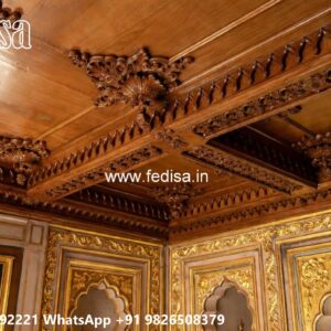 Wooden Ceiling Design Pop For Room Design No-2321