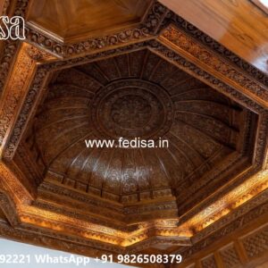 Wooden Ceiling Design Balcony Ceiling Pop Design No-2323