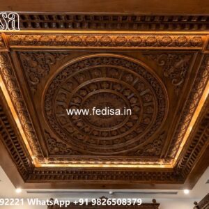 Wooden Ceiling Design Pop Bedroom Design 2026 No-2324