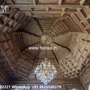 Wooden Ceiling Design Simple False Ceiling For Bedroom No-2341