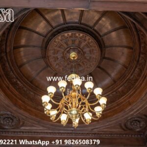 Wooden Ceiling Design Pop False Ceiling Simple Design No-2354