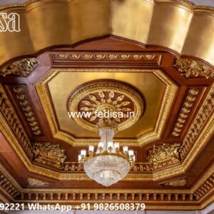 Wooden Ceiling Design Gold Ceiling Design No-2361