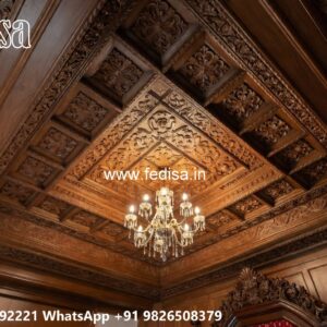 Wooden Ceiling Design Side False Ceiling No-2371