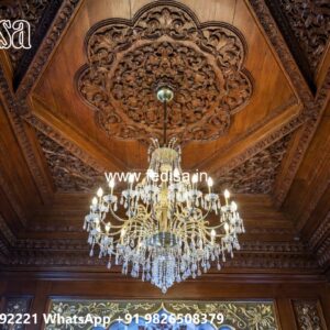 Wooden Ceiling Design Hotel Pop Design No-2406