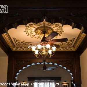 Wooden Ceiling Design Grass Ceiling Design No-2411