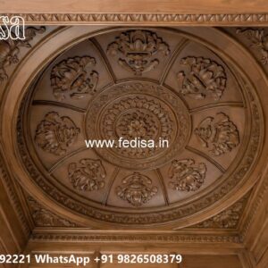 Wooden Ceiling Design Gypsum Ceiling Decoration No-2425