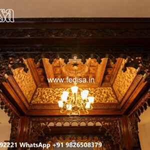 Wooden Ceiling Design Living Room Pop Design For Hall No-2426