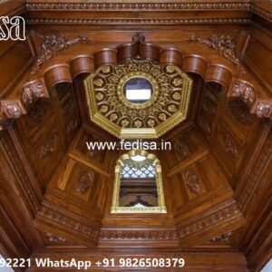Wooden Ceiling Design Honeycomb False Ceiling No-2445