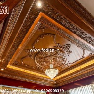 Wooden Ceiling Design Handmade Pop Design No-2452