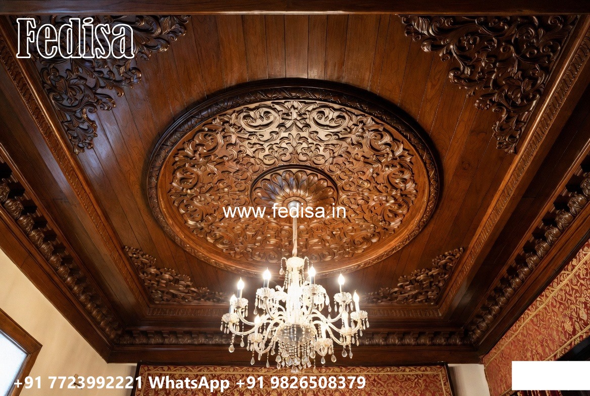 Wooden Ceiling Design Traditional False Ceiling Design No-2455