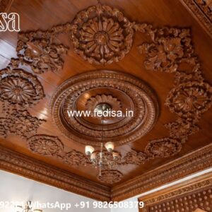 Wooden Ceiling Design S Type Pop Design No-2459