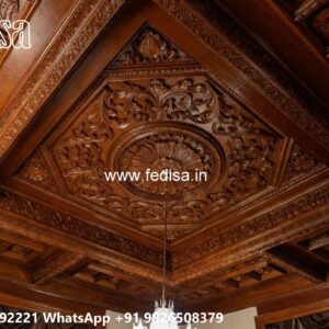 Wooden Ceiling Design God Room Ceiling Design No-2486