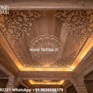 Wooden Ceiling Design Ceiling Design Car Porch No-2493