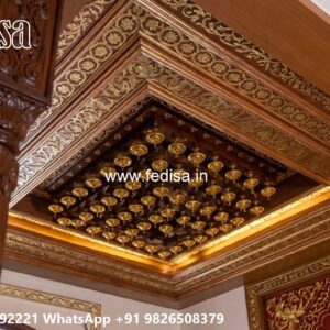 Wooden Ceiling Design False Ceiling Design For Big Hall No-2510