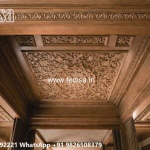 Wooden Ceiling Design Bar Counter Ceiling Design No-2554