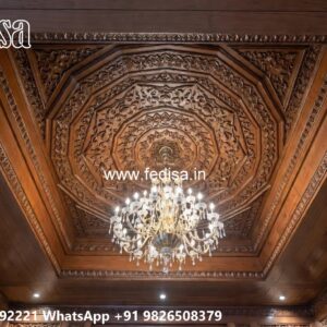 Wooden Ceiling Design Simple False Ceiling Design With Fan No-2561