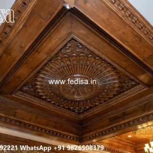 Wooden Ceiling Design Ceiling Accent Ideas No-2604