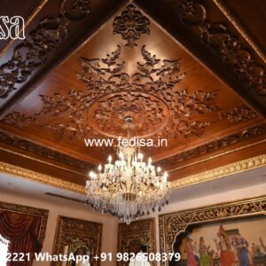 Wooden Ceiling Design Pinterest False Ceiling For Hall With 2 Fans No-2617