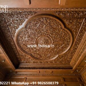 Wooden Ceiling Design False Ceiling Design For Bedroom With Two Fans No-2628