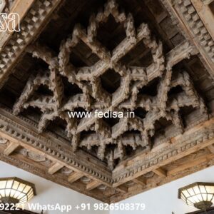 Wooden Ceiling Design False Ceiling Star Design No-2629