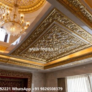 Wooden Ceiling Design Heavy False Ceiling Design No-2644