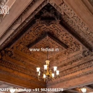 Wooden Ceiling Design Decorative False Ceiling No-2690